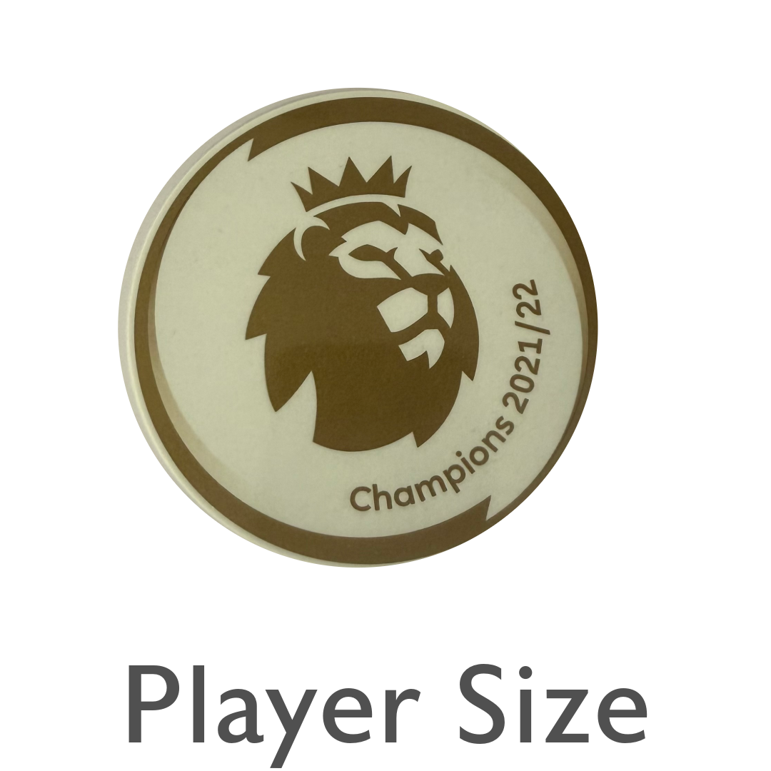 2021 - 2022 Premier League Champions Sleeve Badge (Manchester City)