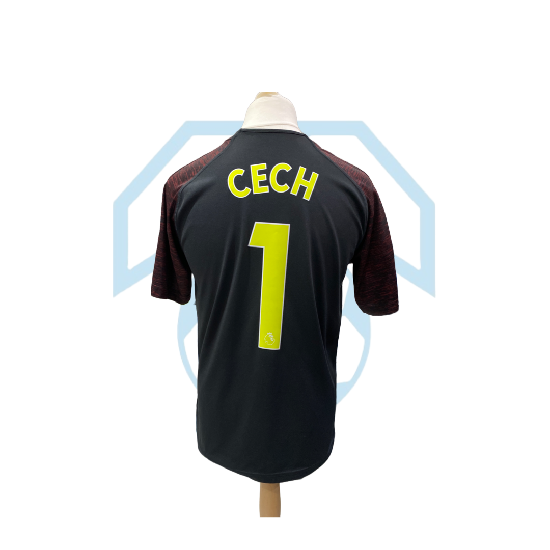 Petr Cech 1 Arsenal 2018-19 Goalkeeper Shirt Men's Medium - Used