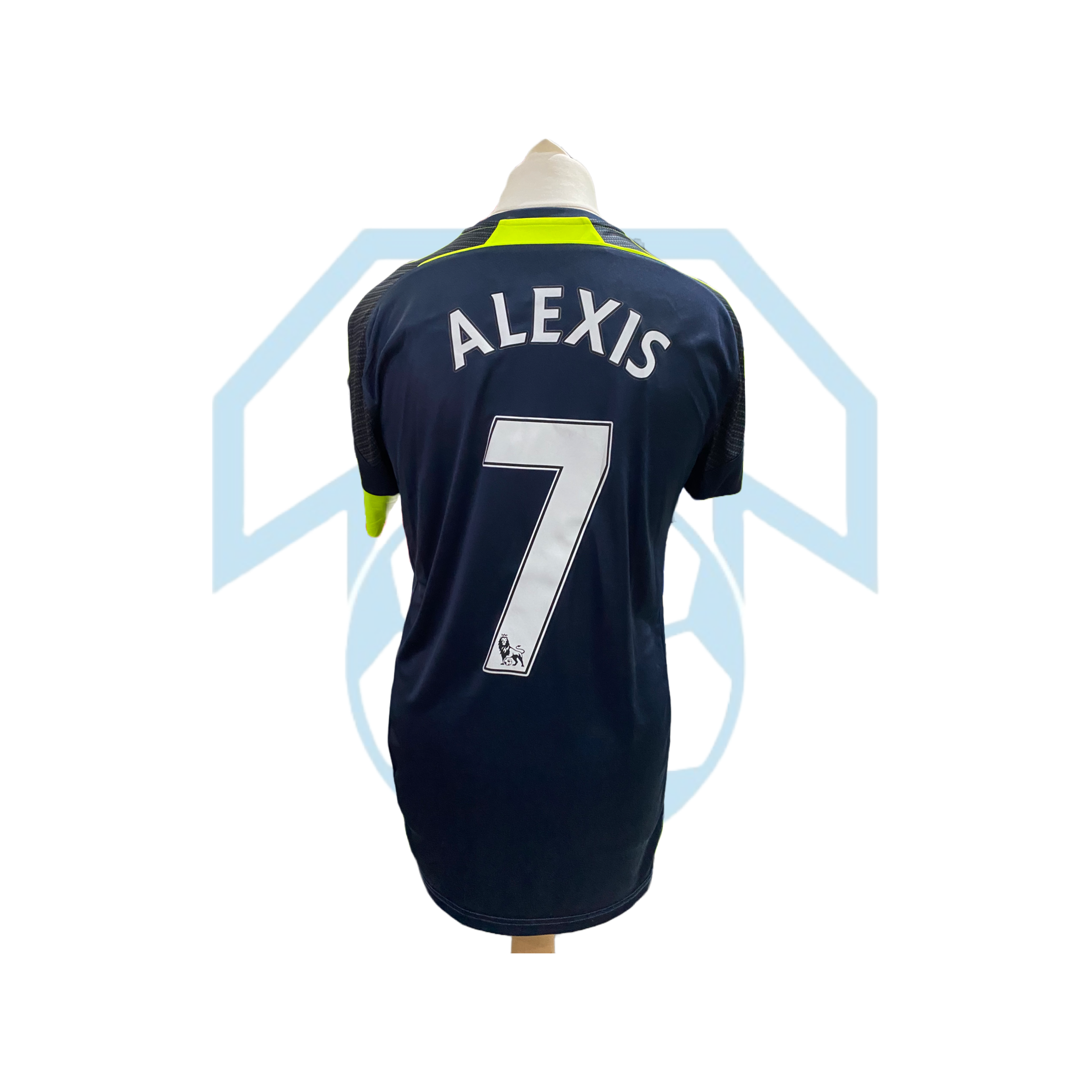 Alexis 7 Arsenal 2016 17 Third Shirt Adults Medium Used Premier Shirt Printing