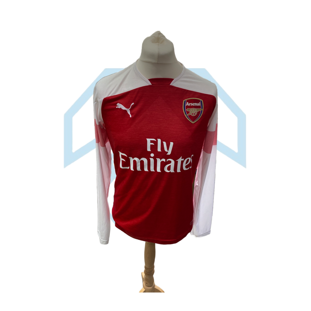 Arsenal 2018 19 Home Long Sleeve Shirt Mens Medium BNWT Add Name N Premier Shirt Printing