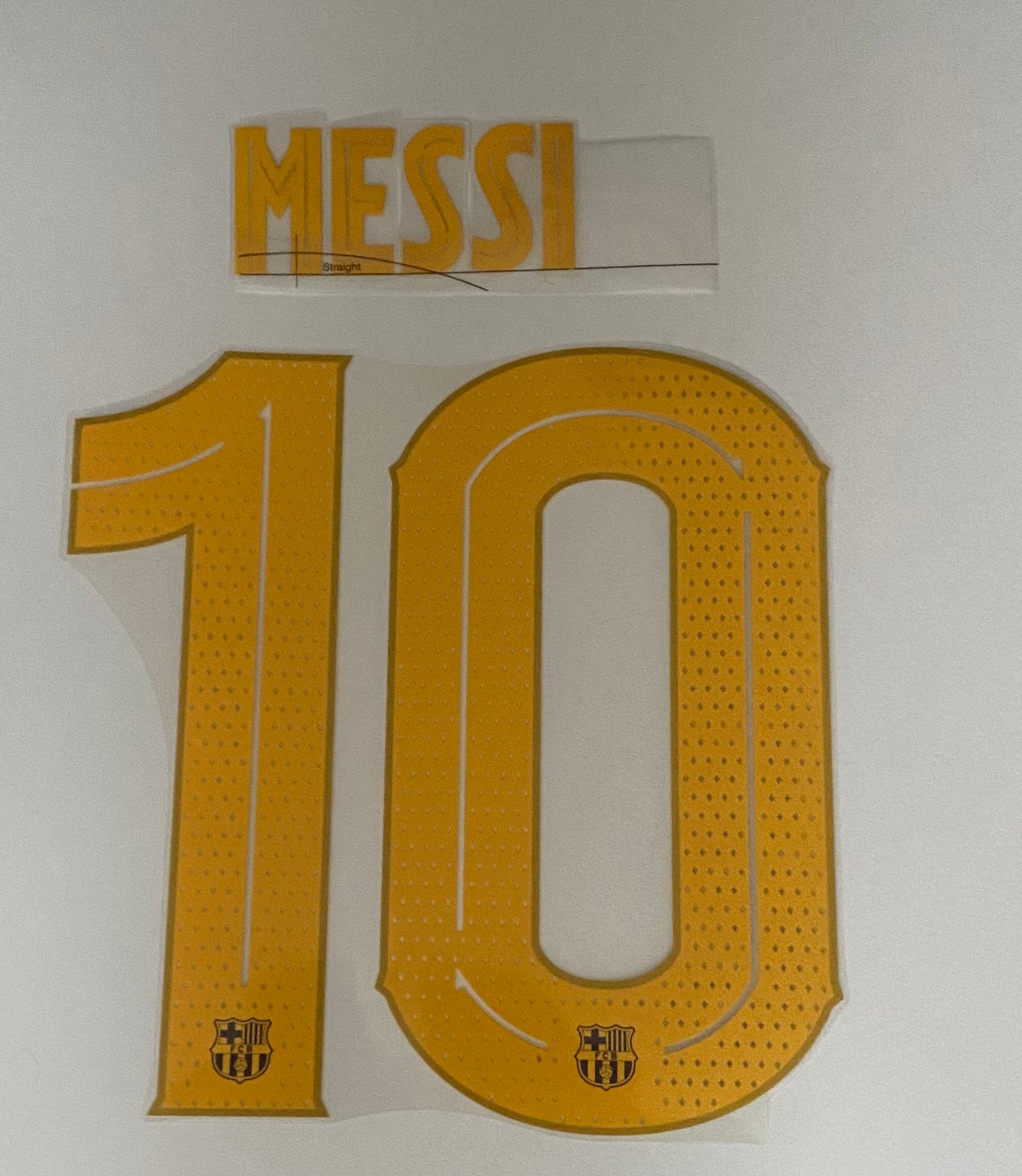 Messi 10 Barcleona 2018-21 Home Player Size (PLAY) Name and Number