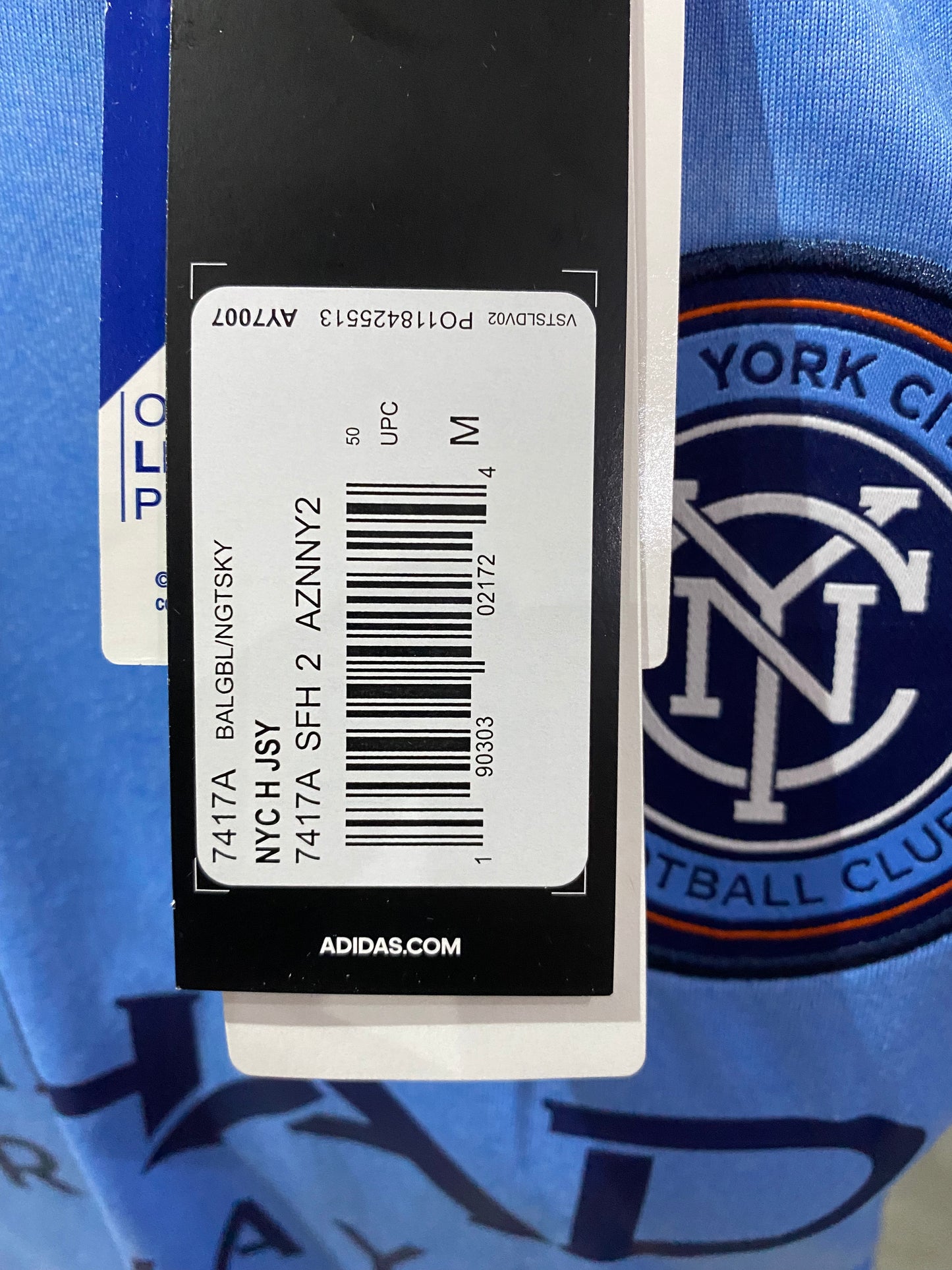 New York City 2017-18 Home Shirt Medium and Large