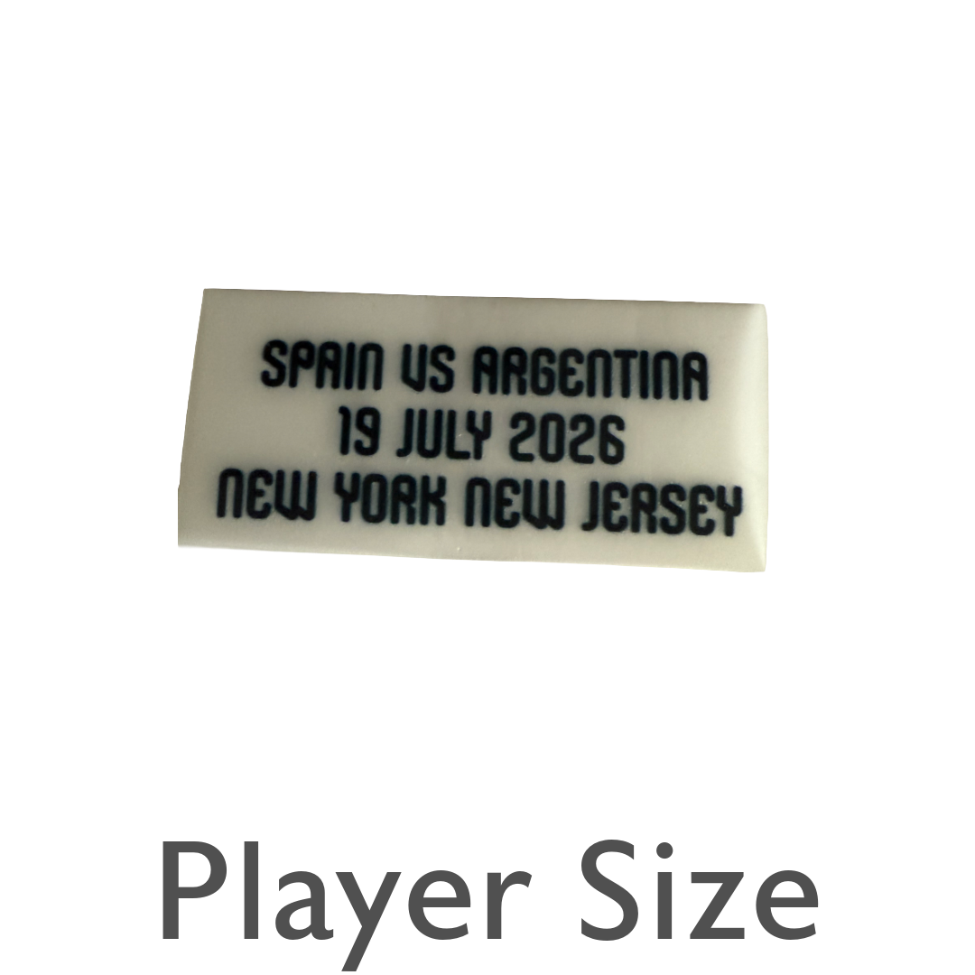 Argentina 2026 World Cup Final Match Detail Player Size
