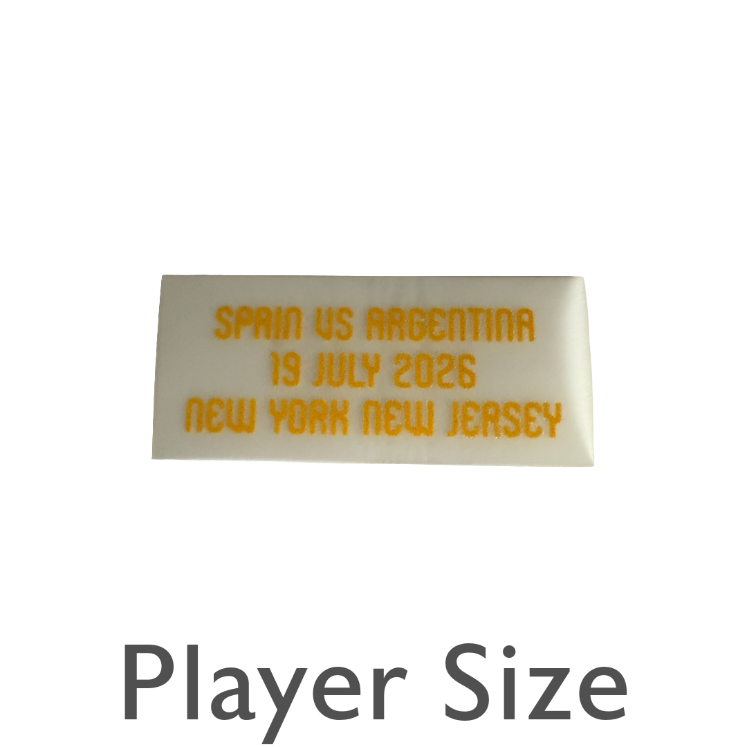 Spain 2026 World Cup Final Match Detail Player Size