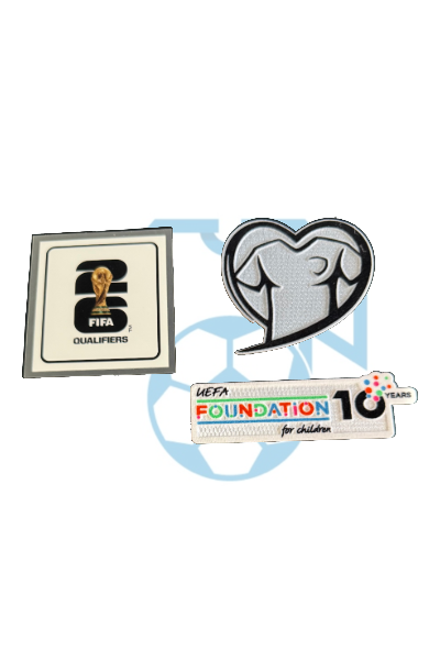World Cup 2026 Qualifying Sleeve Patch Set