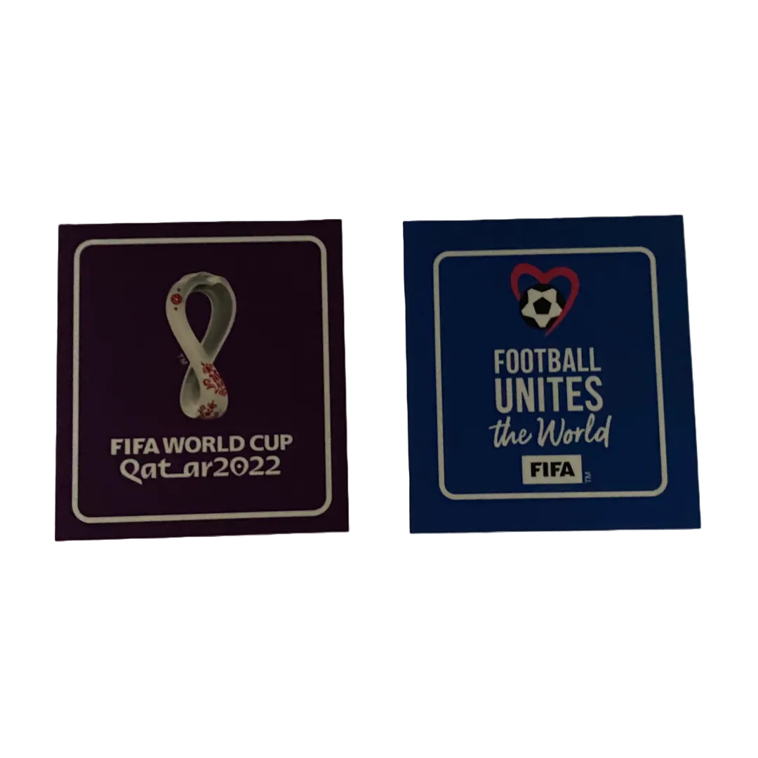 World Cup 2022 Patch Set - Blue (darker) and Purple - With TM