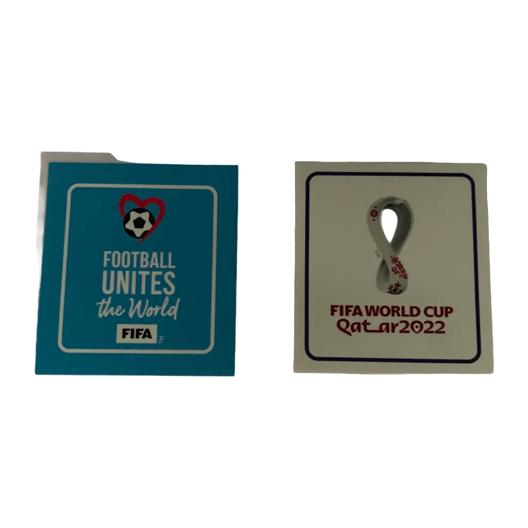 World Cup 2022 Patch Set - Blue (Lighter) and White - With TM