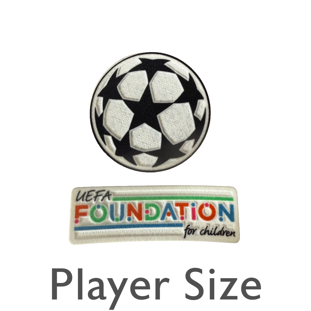Champions League Sleeve Badges 2024/25 - Starball and UEFA Federation Patch