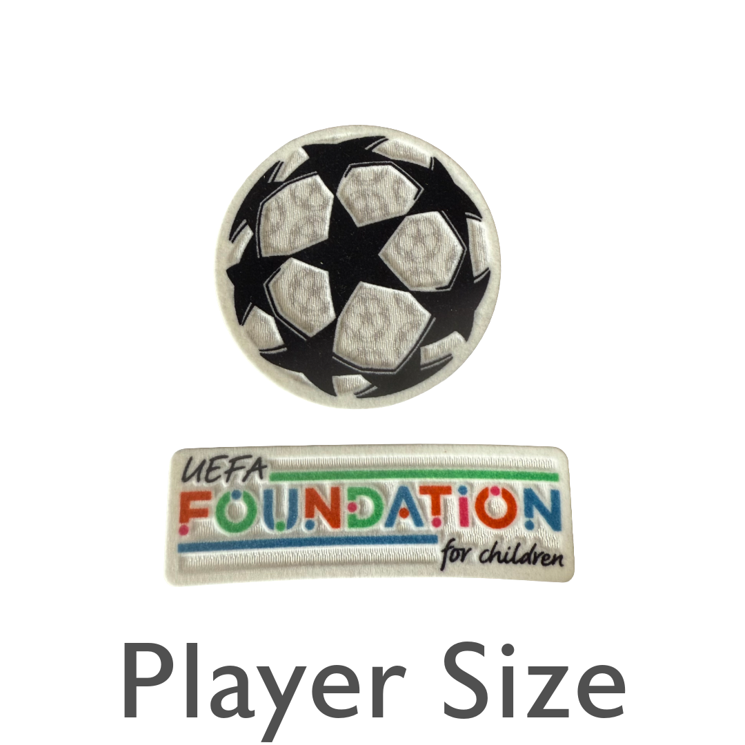 Champions League Sleeve Badges 2021/22 - 2023/24 - Starball and UEFA Federation Patch