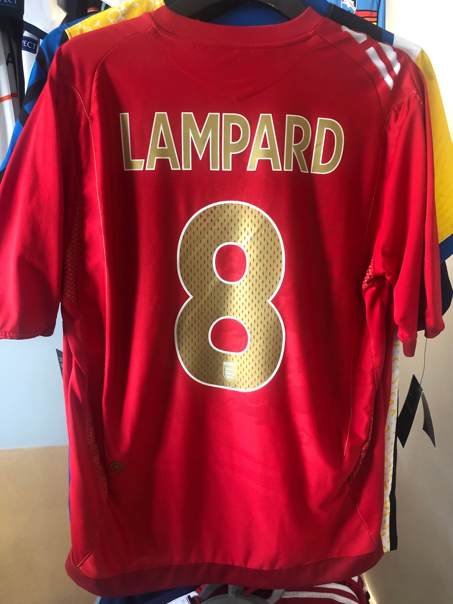 Lampard 8 England Away Shirt 2006/08 Adults Large
