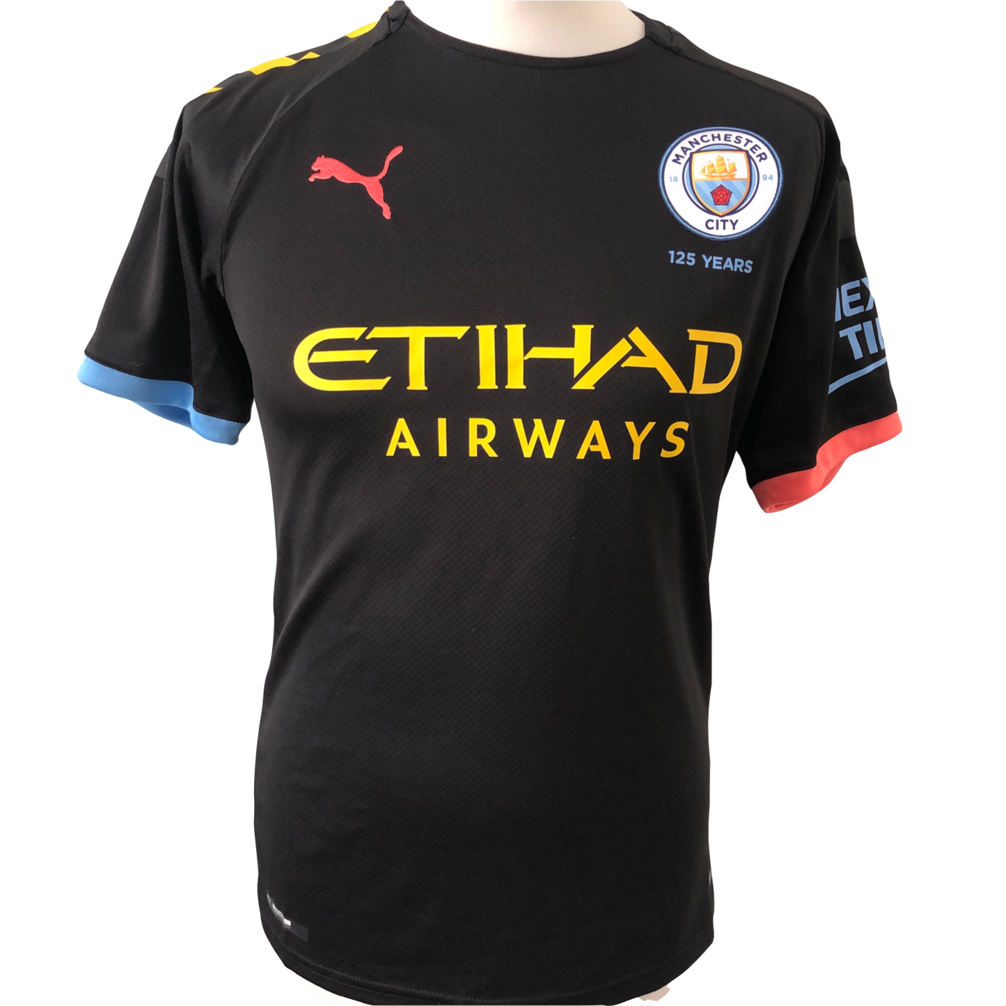 Joao Cancelo 7 - Manchester City 2019-20 Away Shirt Mens Small - Seconds