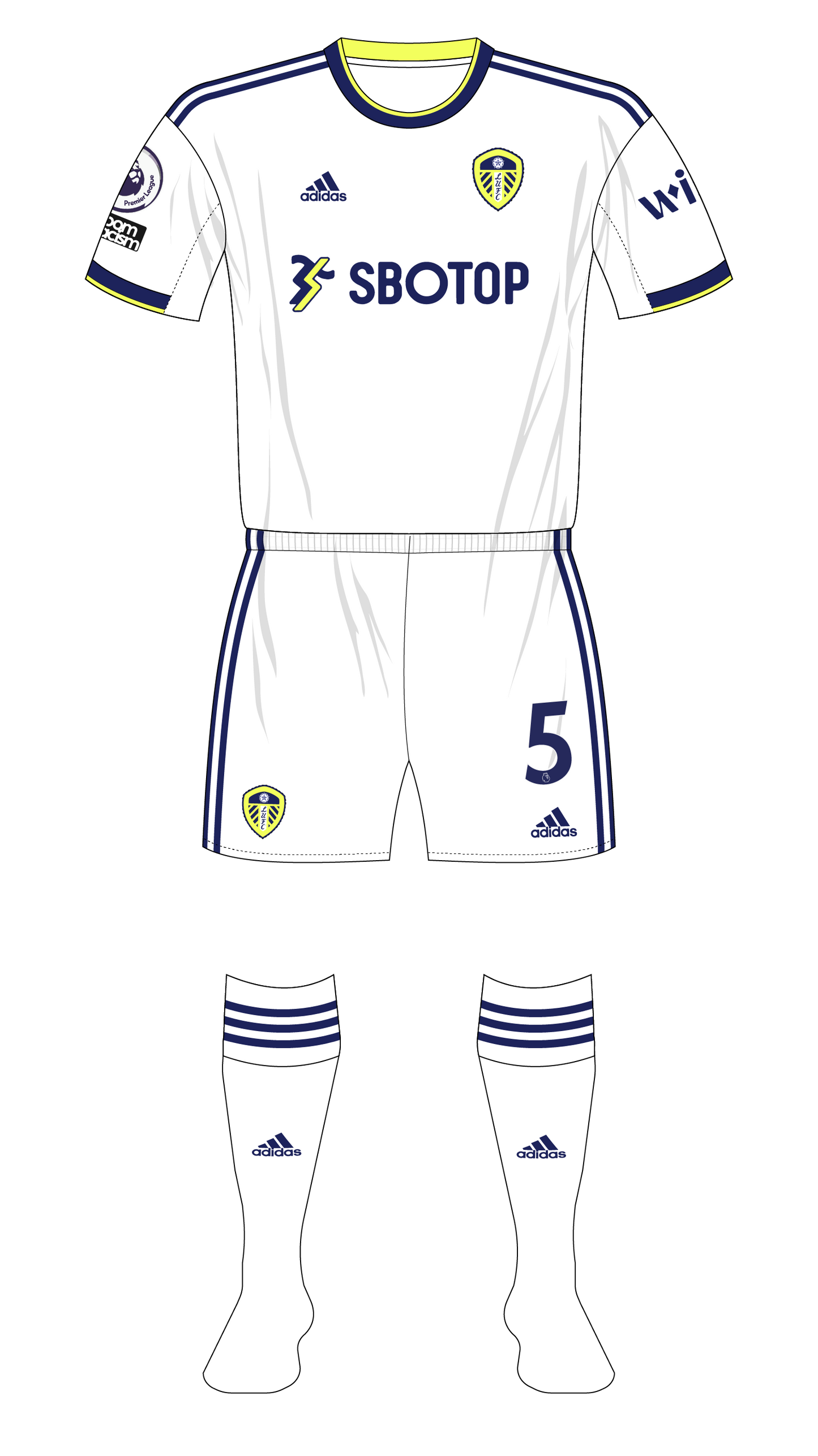 Leeds 2022-23 Hero Nameset and Number