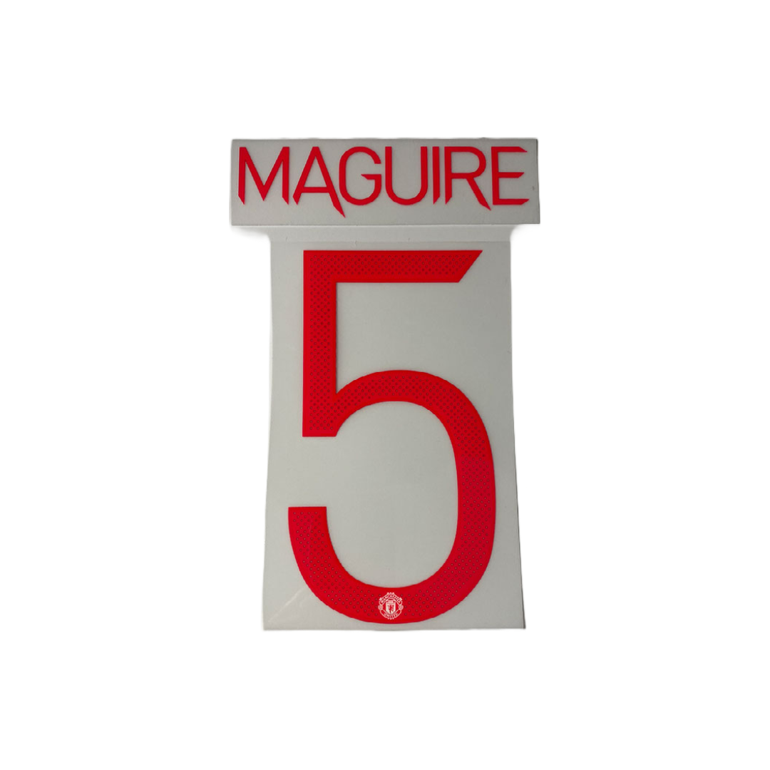Maguire 5 Manchester United 21-22 Cup Nameset YOUTH Size