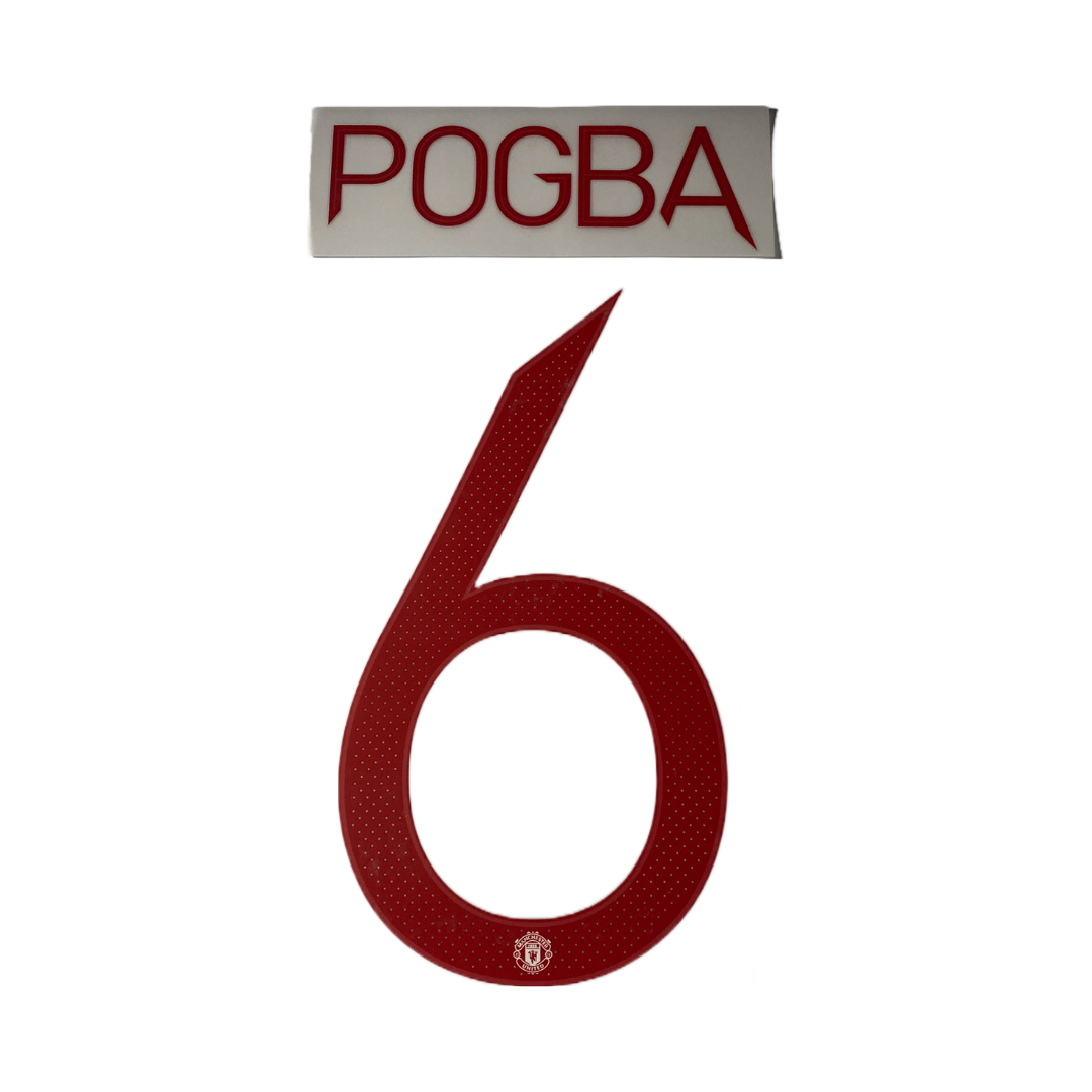 Pogba 6 Manchester United 20-21 Third Cup Nameset Player Size