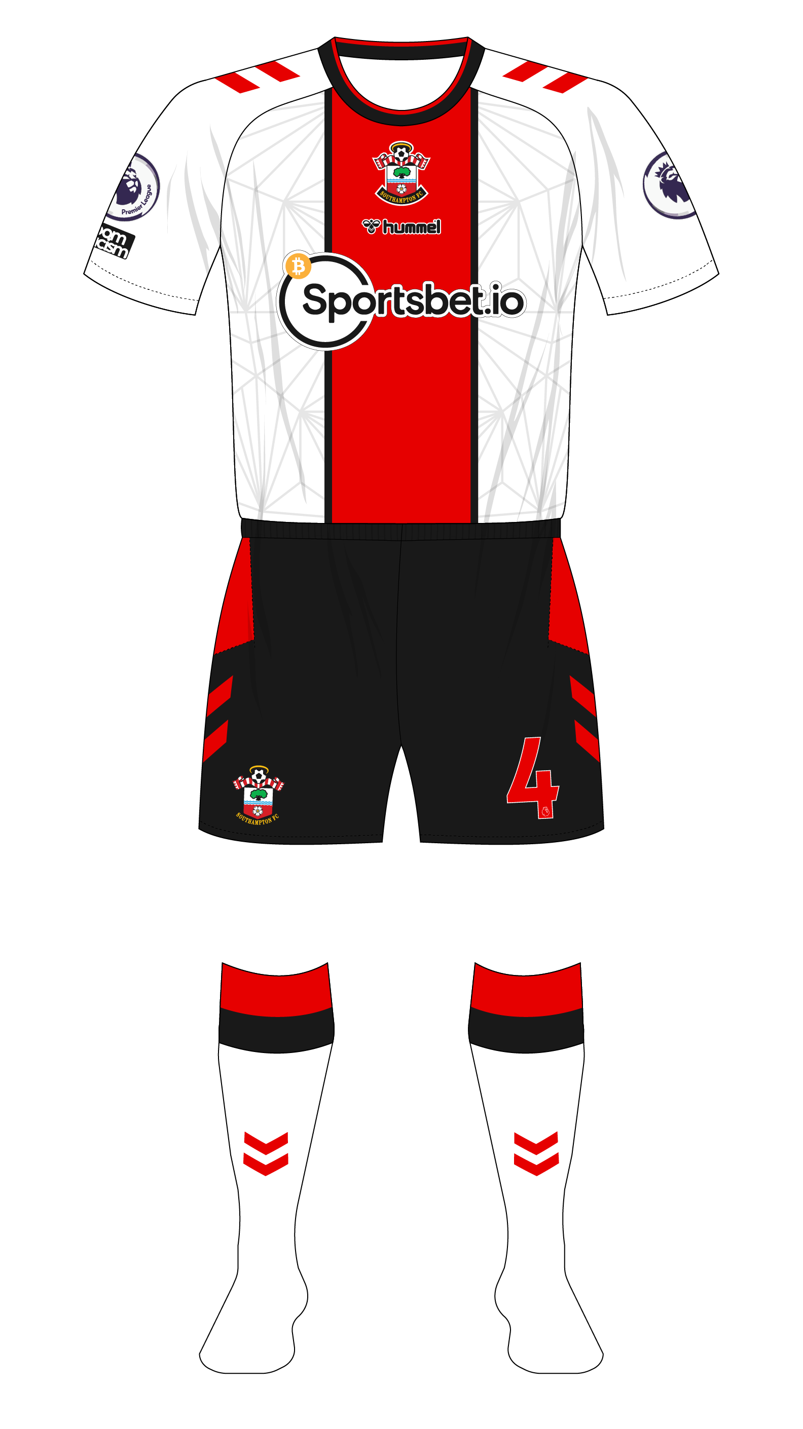 Football Shirts Saints Fc Merchandise Football Kits Southampton Fc