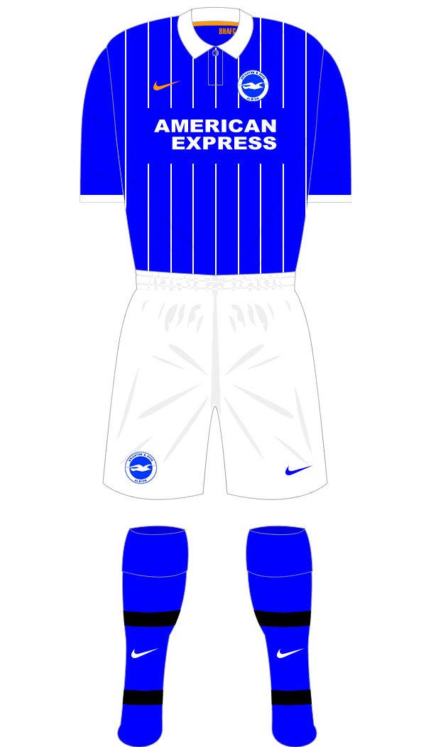 Brighton and Hove Albion 2020-21 Shirt Namesets, Numbers & Printing