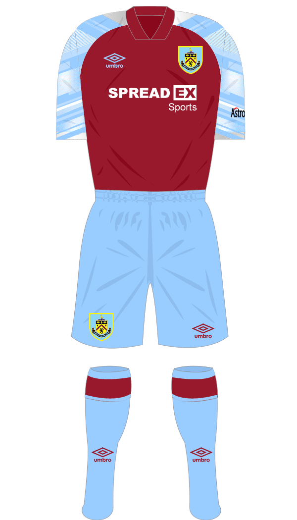 Burnley 2021-22 Shirt Namesets, Numbers & Printing