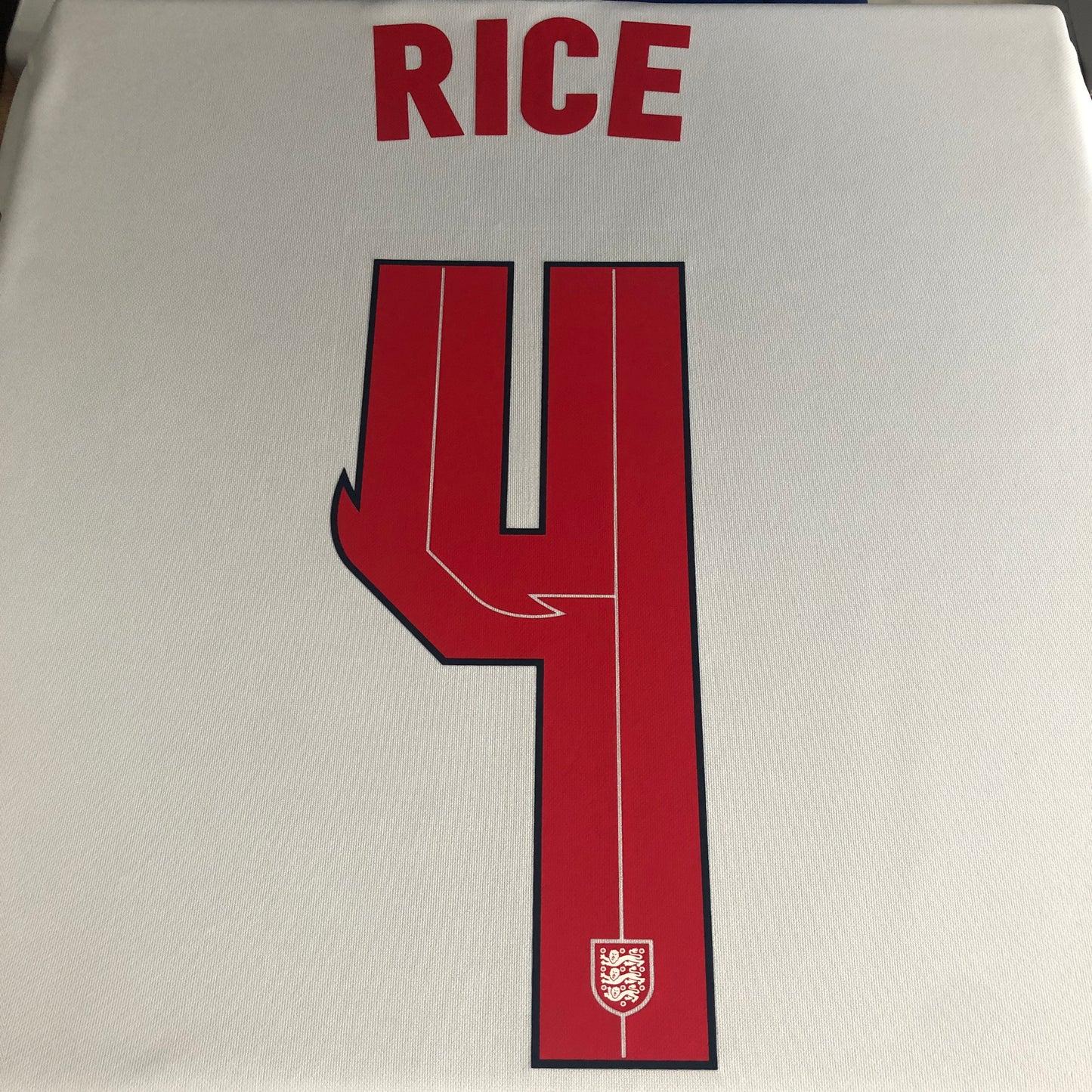 England 2020 Home Player Size Name and Number