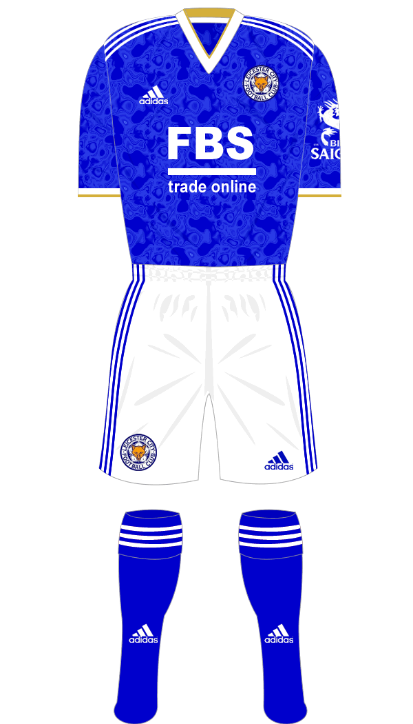 Leicester City 2021-22 Shirt Namesets, Numbers & Printing