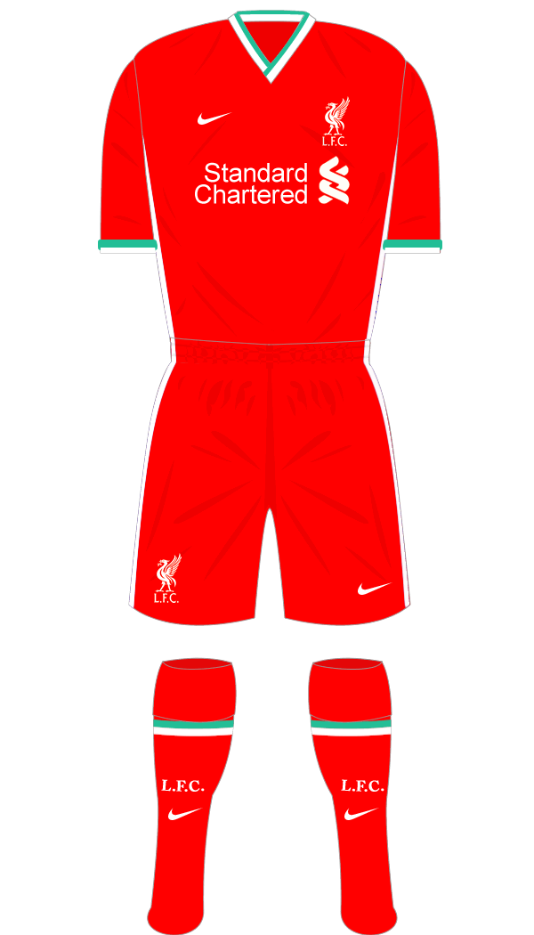 Liverpool 2020-21 Hero Nameset and Number