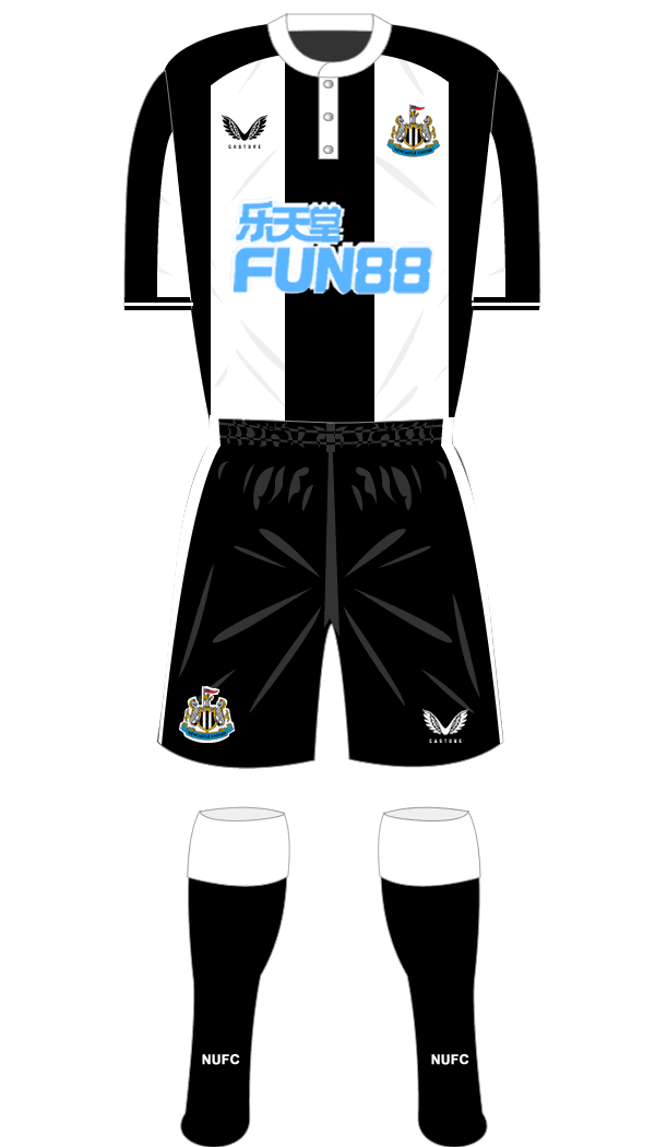 Newcastle United 2021-22 Shirt Namesets, Numbers & Printing