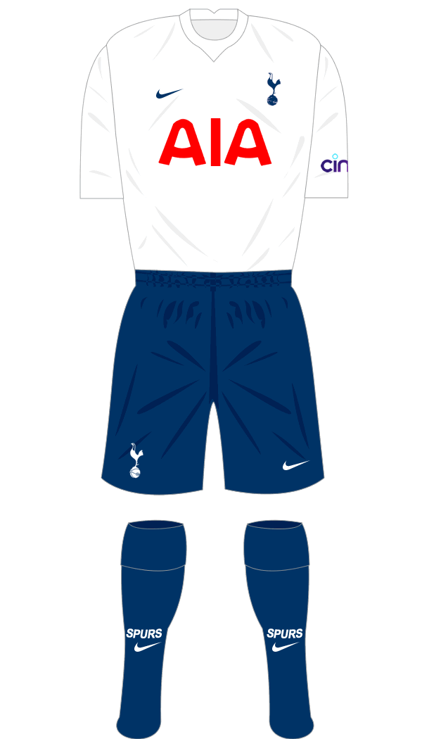 Tottenham 2021-22 Hero Nameset and Number