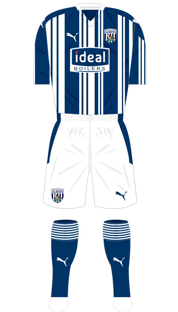 West Brom 2020-21 Shirt Namesets, Numbers & Printing