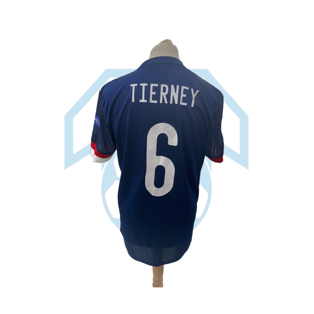 Tierney 6 Scotland 2020-21 with Euro 202 badges -  Home Shirt Mens Large - BNWT