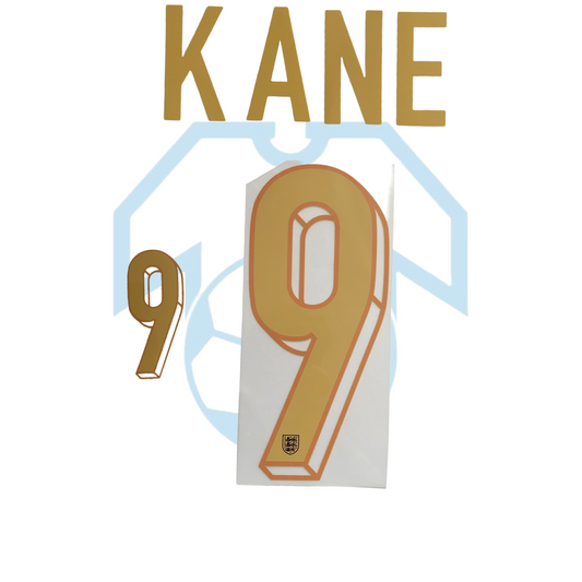 Kane 9 England 2024-25 Away Player Size Name and Number