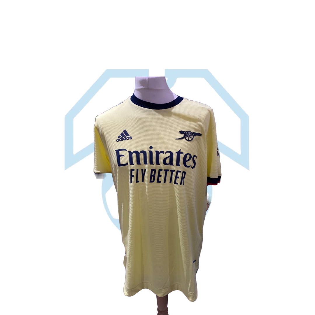 Arsenal 2021-22 Authentic Away Shirt Large - Includes Free Printing