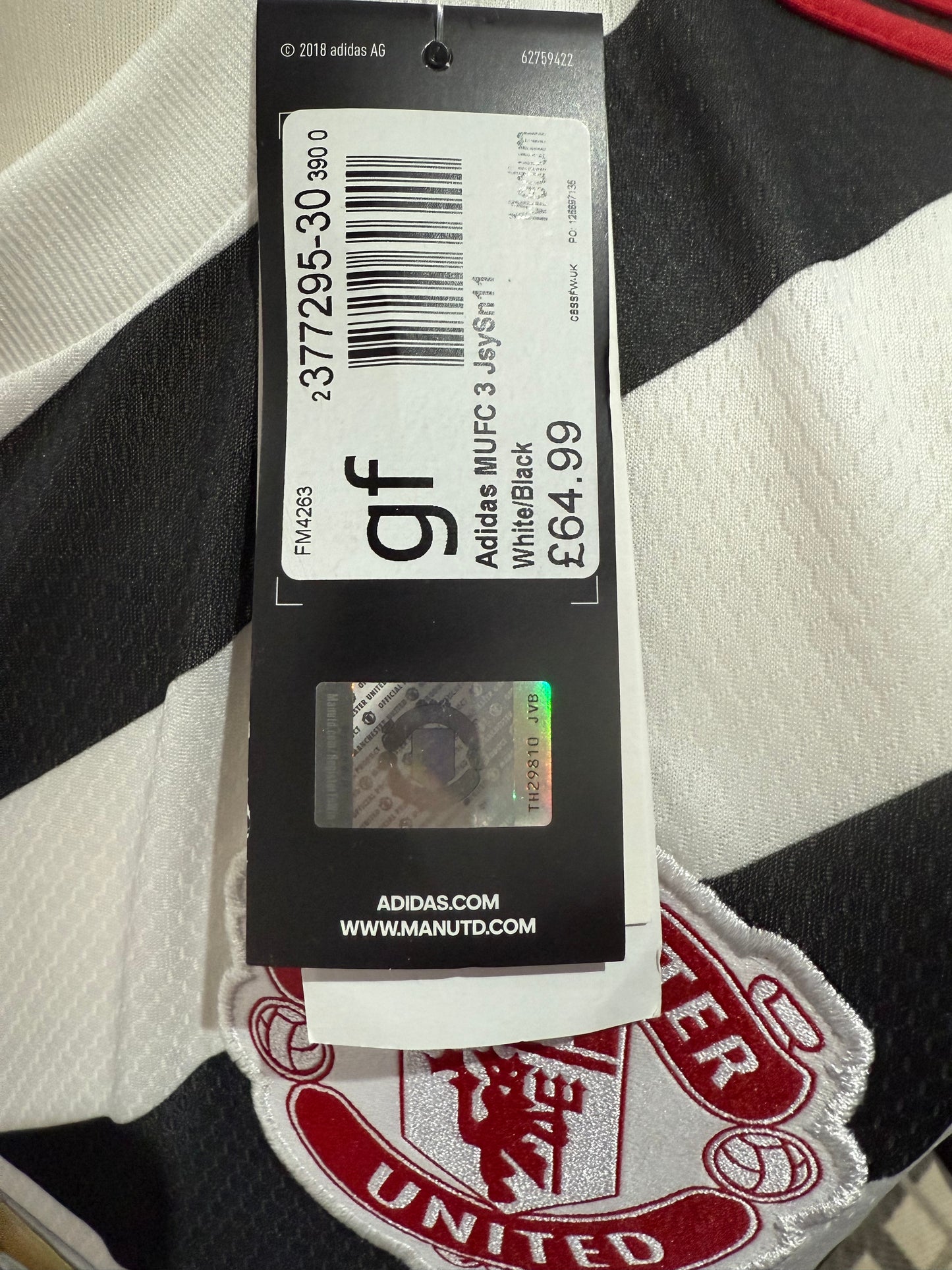 Cavani 7 Manchester United 2020-21 Third Cup Shirt Mens Medium - BNWT