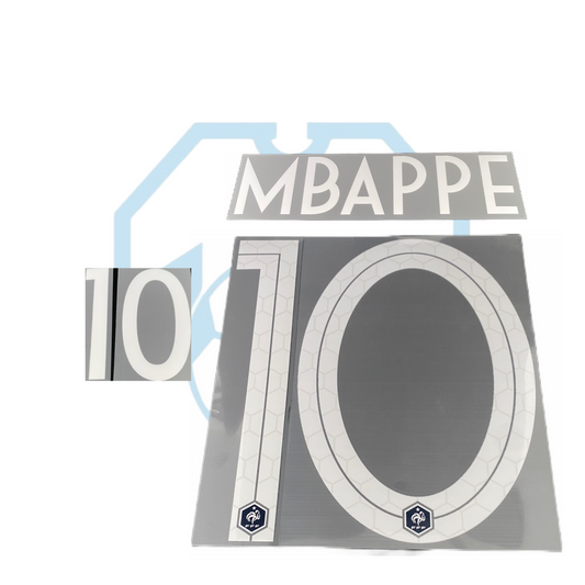 Mbappe 10 France 2018 World Cup Home 1 star Player Size Nameset