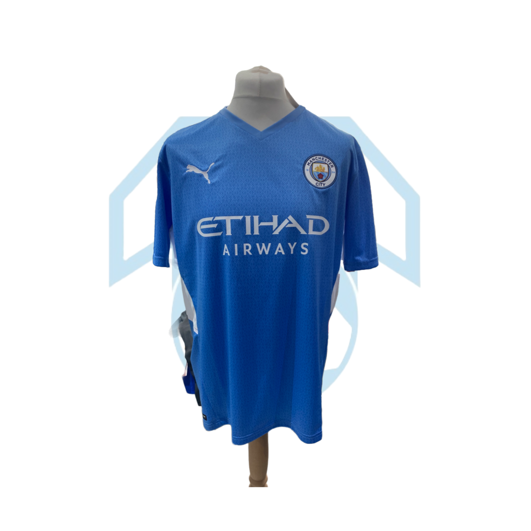 Manchester City 2021-22 Home Shirt Mens XL - BNWT - Includes Fee Printing