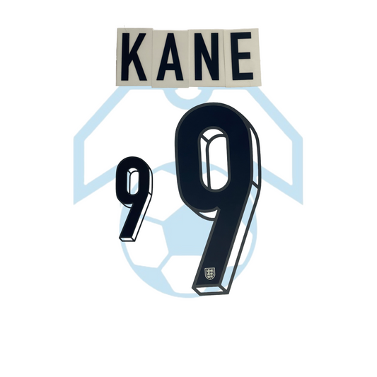 Kane 9 England 2024-25 Home Player Size Name and Number