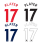 2017 - 19 Player Size Premier League Custom Name Set