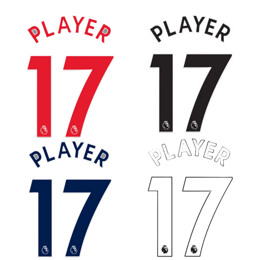 2017 - 19 Player Size Premier League Custom Name Set