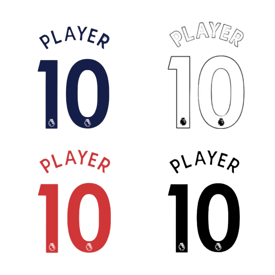 2019- 23 Player Size Premier League Custom Name Set