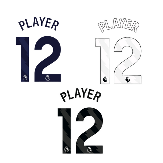 2023-24 Premier League Player Size Custom Name Set