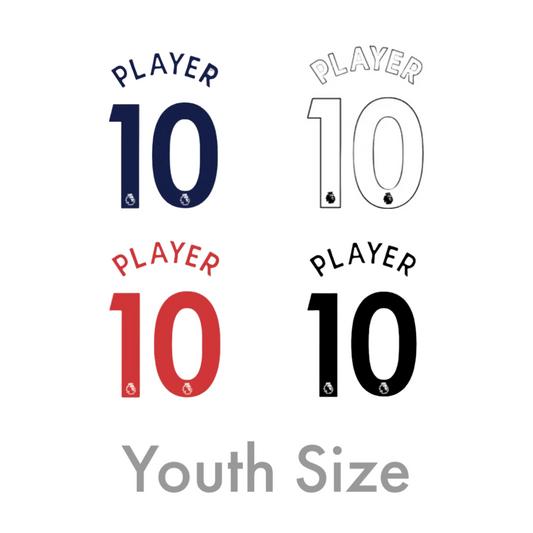 2019- 23 Youth Size Premier League Custom Name Set