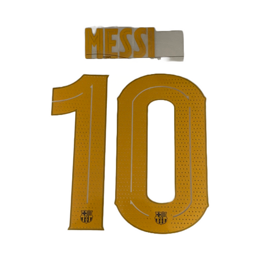 Messi 10 Barcleona 2018-21 Home Player Size (PLAY) Name and Number