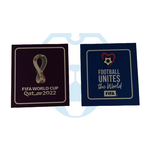 World Cup 2022 Patch Set - Blue (darker)  and Purple - With TM