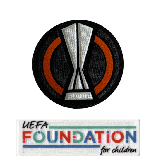 Europa League Sleeve Badges - Trophy Badge and UEFA Federation Patch