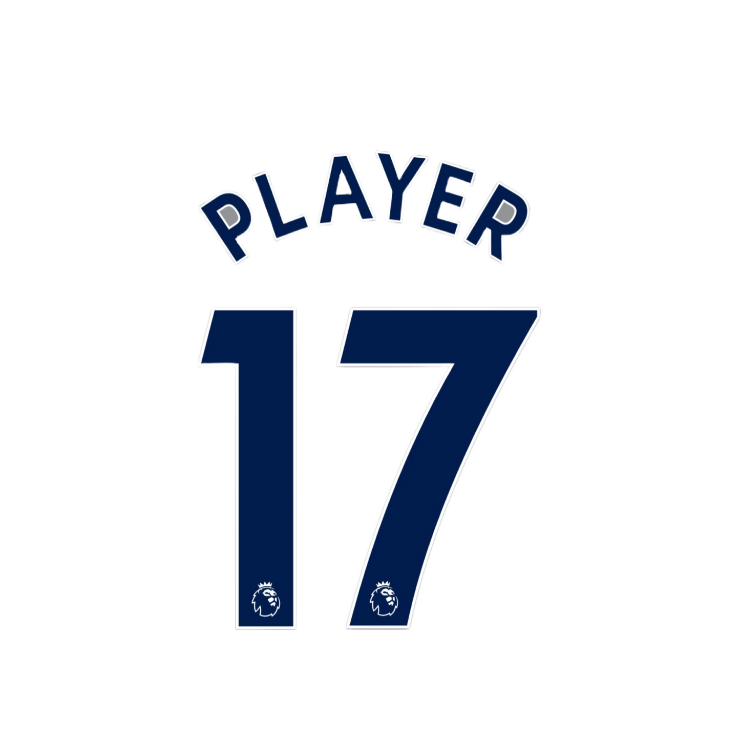 2017 - 19 Youth Size Premier League Custom Name Set