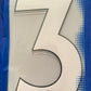 Pack of 10 Player Size White Numbers