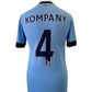 Kompany 4 Manchester City 2014-15 Home Adults Small Shirt