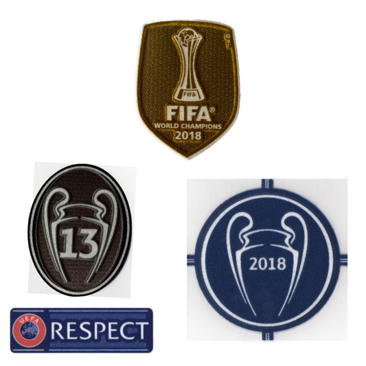 Real Madrid 2017-18 Champions League Badge Set 2018-19
