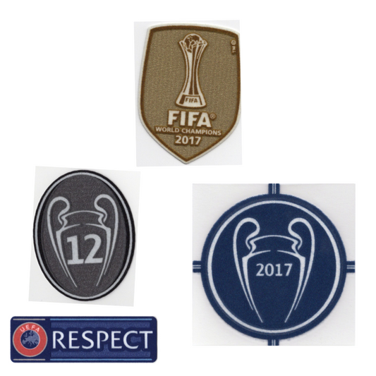 Real Madrid 2017-18 Champions League Badge Set 2017-18