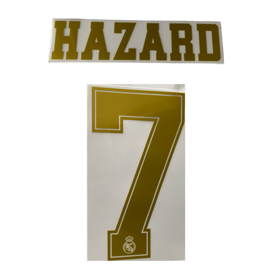 Hazard 7 Real Madrid 2020-21 Home Player Size Nameset