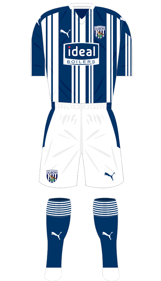 West Brom 2020-21 Hero Nameset and Number